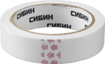 СИБИН 25 мм х 25 м, креповый, малярный скотч (12111-25)