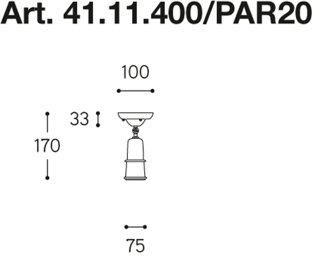 Civetta 41.11.400/PAR20