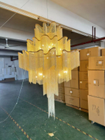 Pendant design lamp Stream by Terzani (Gold)