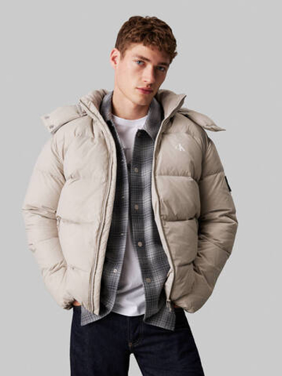 Пуховая куртка CALVIN KLEIN JEANS - бежевый(J30J325946)