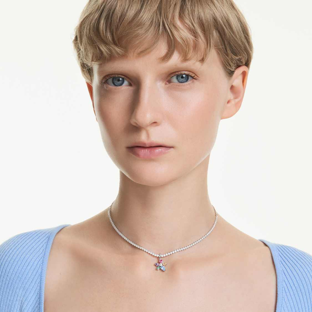 5749189 2026 CAPSULE:CHOKER FLOWER MOTIF MUL/RHS Чокер