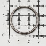 Кольцо разъемное металл in ⌀25 мм (30 мм внешн.), чер.никель, 816B-002, 100 шт