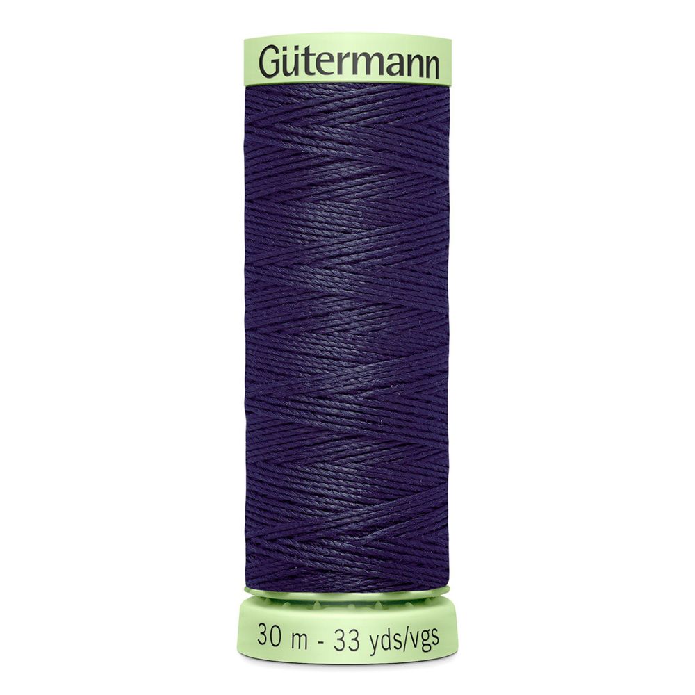 Нитки отделочные Gutermann Top Stitch 30 (30 метров), 5 кат. | 387 чернильно-черный