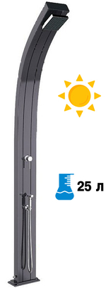 Душ солнечный Arkema Spring A 140 TL, жемчужный черный