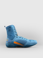 Боксерки Venum Elite Neo Steel Blue/Orange