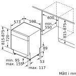 Встраиваемая посудомоечная машина Bosch SMU 4HAI48S