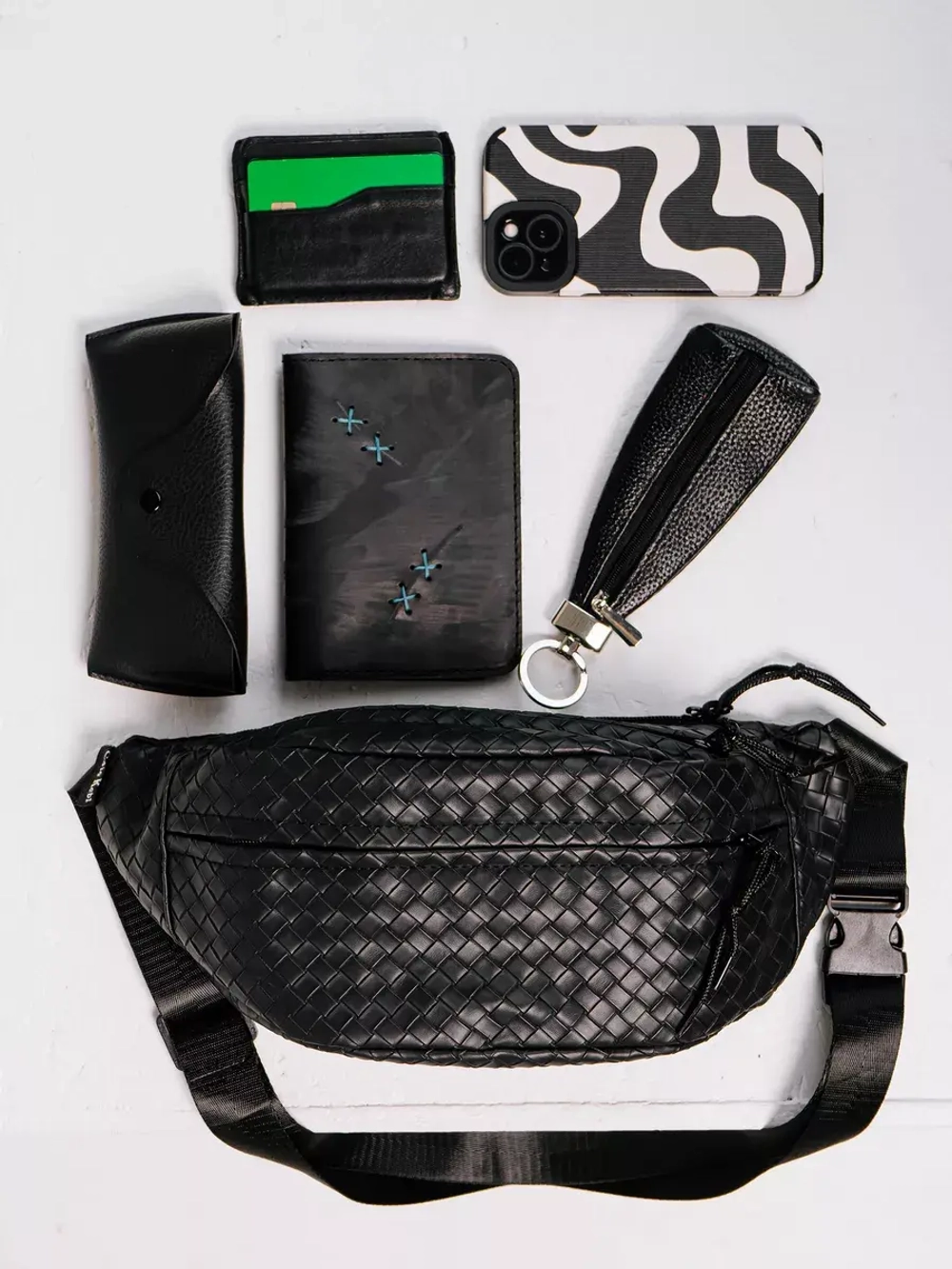 Сумка через плечо cross body бананка поясная