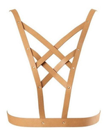 Коричневая упряжь MAZE Cross Cleavage Harness (Цвет: коричневый)