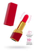 Минивибратор Flovetta помада красный 9 см