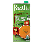Pacific Foods, органический суп из обжаренного красного перца и томата, легкий с натрия, 946 мл (32 жидк. унции)