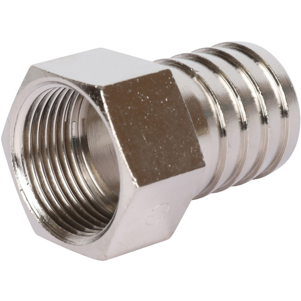 Штуцер ВР никелированный 3/4"x25 STOUT