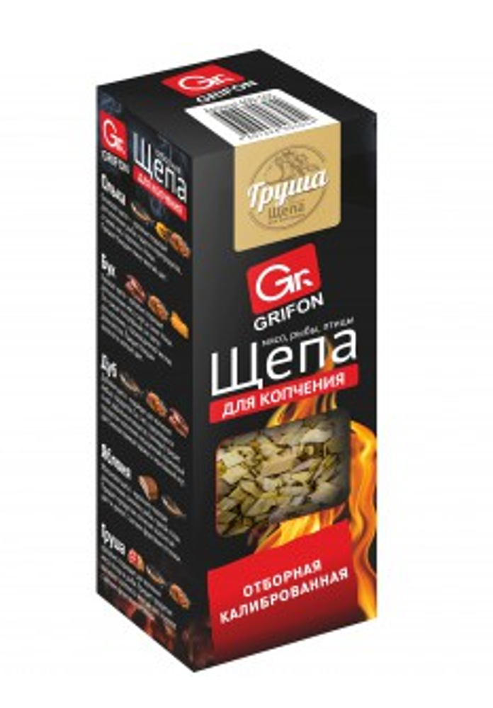 Щепа для копчения GRIFON груша 1 дм3 в коробке
