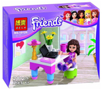 Конструктор Friends 10126 "Столик Оливии", 28 деталей.