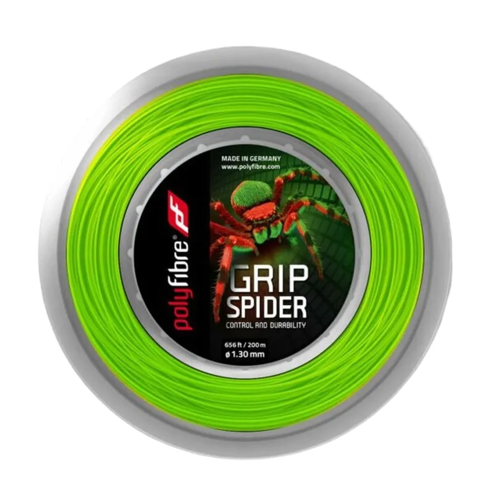 Струны теннисные Polyfibre Grip Spider (200 m) - green