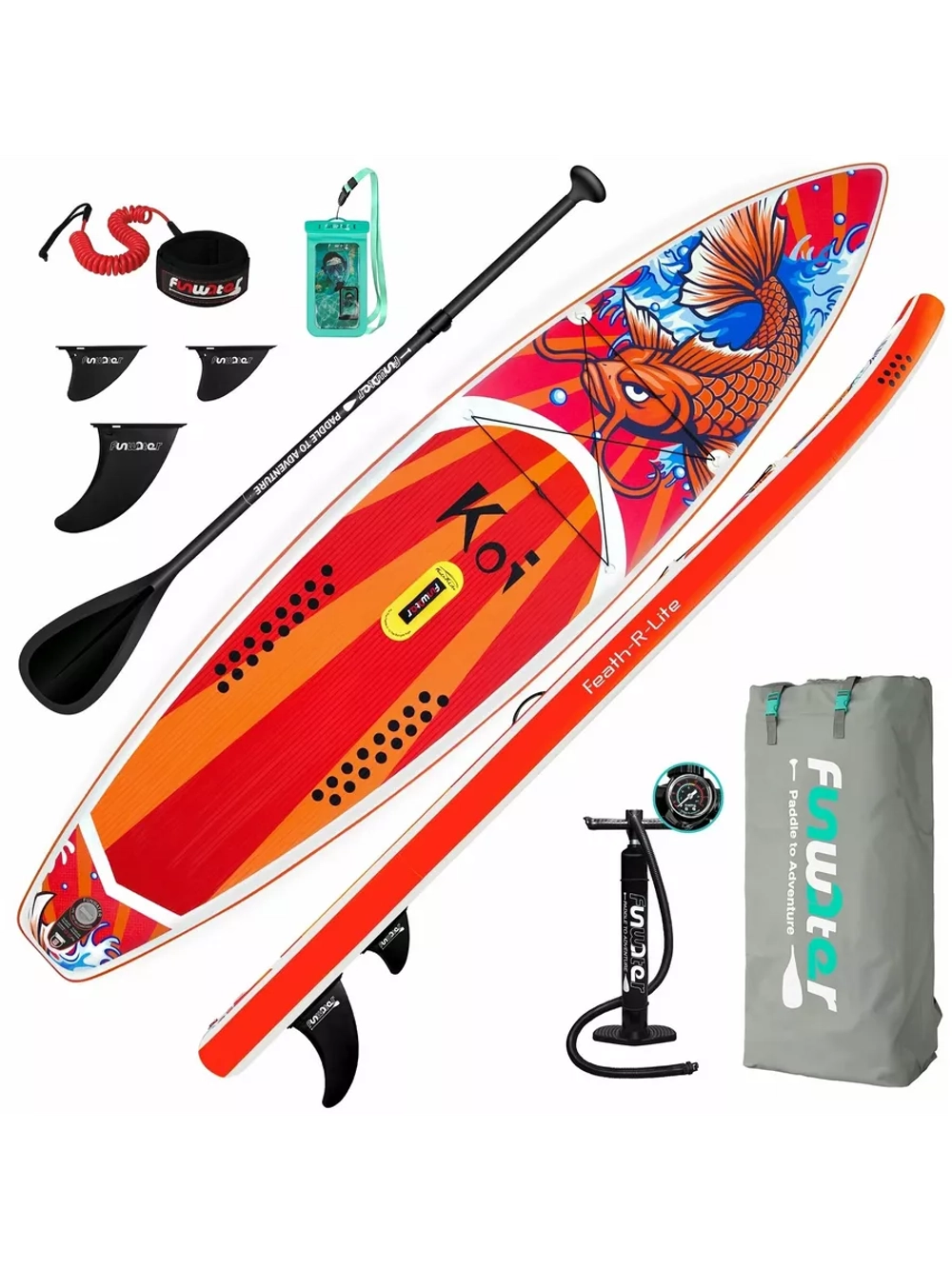 Сапборд надувной, сап борд, sup board, FunWаtеr Кои