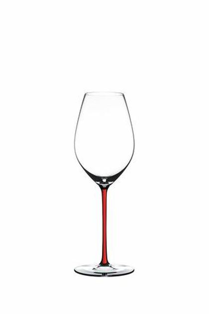 Бокал для шампанского с красной ножкой 445мл Riedel Fatto a Mano Champagne Wine Glass