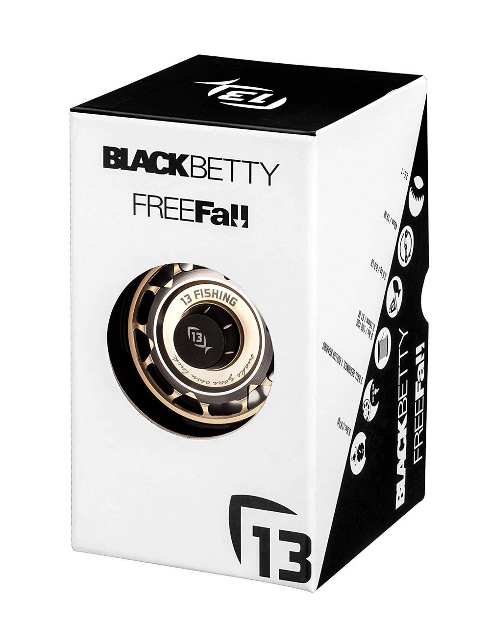 Катушка инерционная Black Betty Freefall Carbon