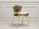 Стул с обивкой Scab Design Lisa, антрацит, слоновая кость
