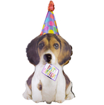 Фигура 30'' HB Собака щенок в колпаке ВЗ
