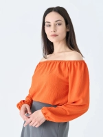 Блузка нарядная с открытыми плечами