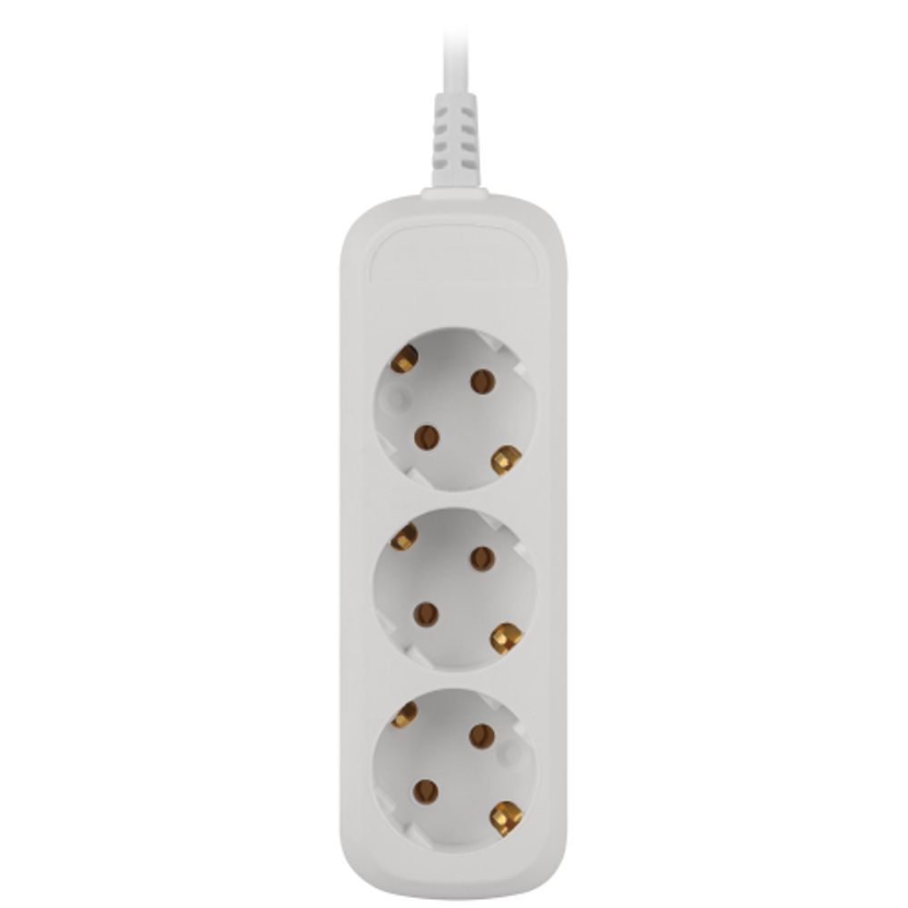 Удлинитель электрический ЭРА UDL-10-315-E Greenline 3 розетки с заземлением 1,5м ПВС 3x0.75мм2 | Электротовары
