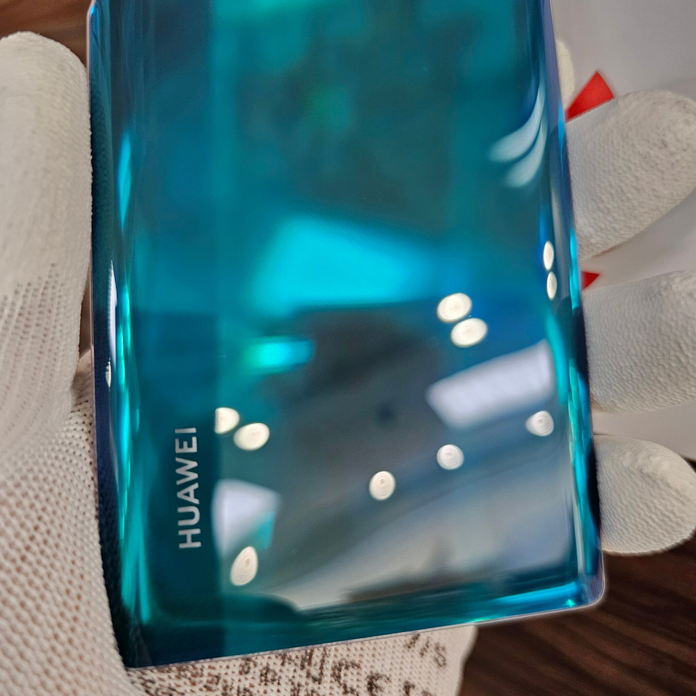 Крышка для Huawei Mate 30 Pro (заднее стекло) "хорошее качество" цвет: зелёный аквамарин