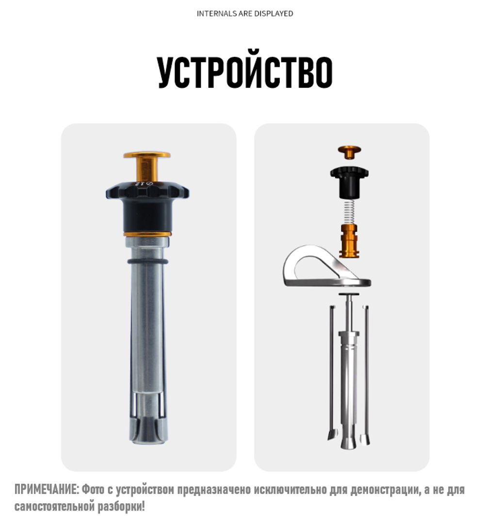 Съемный анкер REICIO MDG4 12/80 мм