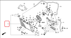 19010-MKN-T11. RADIATOR COMP. (T.RAD). Radiator for Honda CBR650R 2019-2022