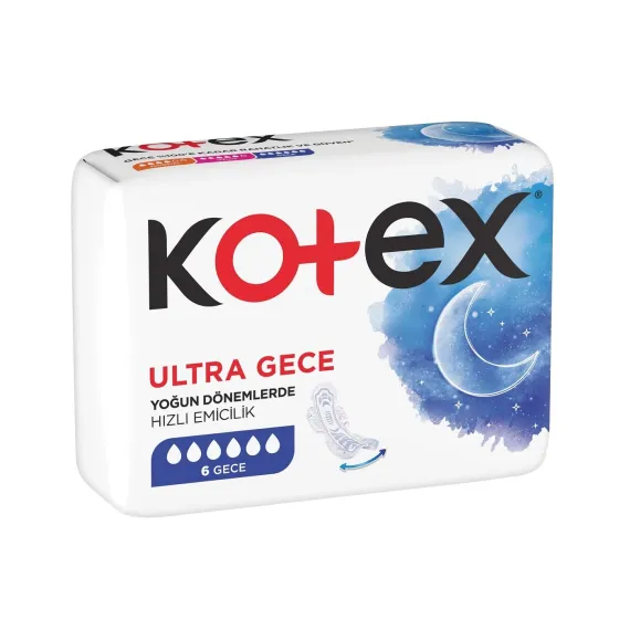 Qadın bezi \ прокладки \ pads Kotex Ped Ultra Gece 6'lı