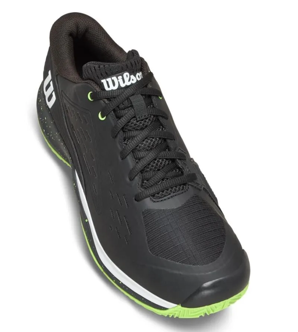 Теннисные кроссовки Wilson Rush Pro Ace Clay TP - black/green/white