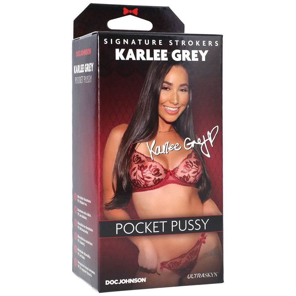 Мастурбатор-вагина Karlee Grey ULTRASKYN Pocket Pussy (Цвет: телесный)