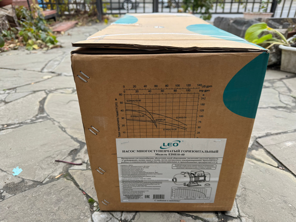Насос LEO модель EDH10-40 (380 В)
