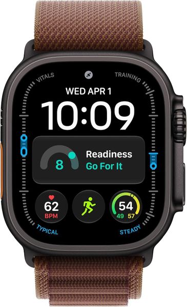 Умные часы Apple Watch Ultra 4 49 мм Black Titanium Case with Alpine Loop (M) Бордовый | Burgundy