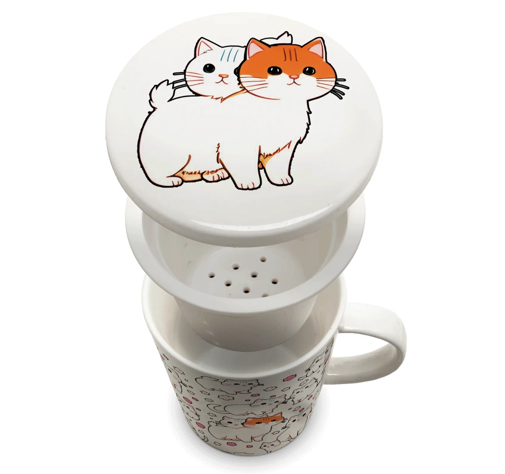 Mensa Home Кружка для заваривания "Кошки" 300 мл EAN 00966115