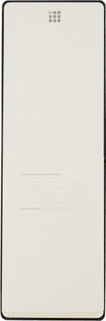 Блокнот Moleskine REPORTER (QP511) 9x14 см 192стр. в линейку, твердая обложка, черный