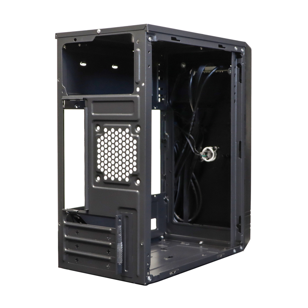 Корпус BaseTech M3407, Без БП, mATX, чёрный, 2xUSB3 (BT-M3407-B)