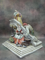 Статуэтка. Фарфор. Запретный плод. Capodimonte. Италия