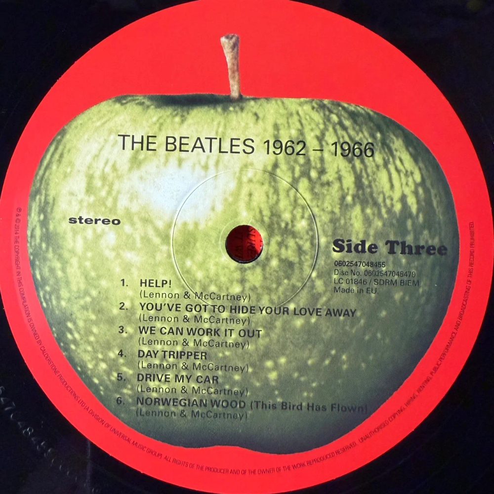 The Beatles – 1962-1966 2LP (Европа 2014г.) Т