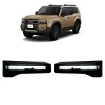 Декоративные накладки на передний бампер Toyota Land Cruiser Prado 250 LC250