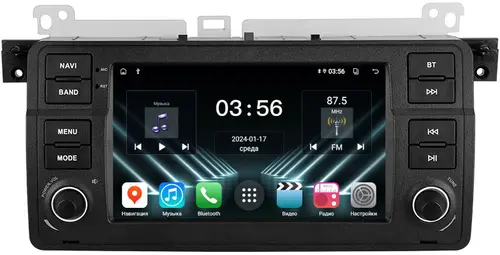 Магнитола для BMW 3 (E46) 1998-2006 - FarCar 708H7 дисплей 7" на Android 13