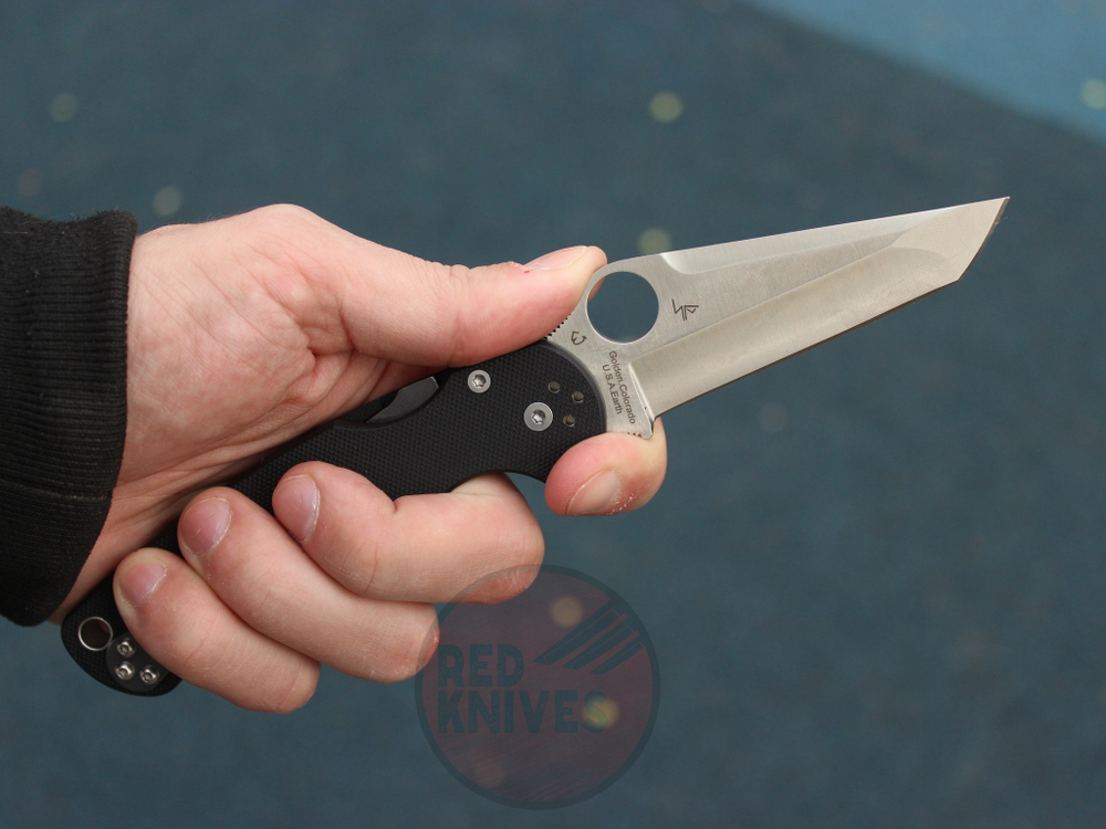 Нож Spyderco Paramilitary 2 Tanto Ч/Б G10 C81GT2