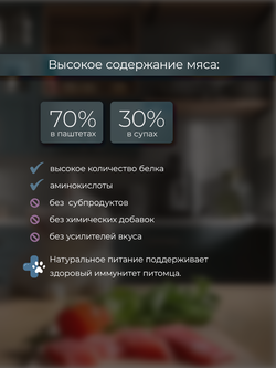 НАБОР Консервы DELISH Super Premium для кошек (суп) с тунцом и овощами - 10 шт х 80 гр