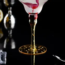 Рюмка коктейльная 365 мл "Flamingo" декор d 10,7 см h18 см Cocktail Week P.L. [6]