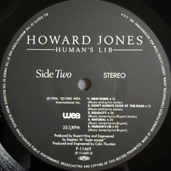 Виниловая пластинка Howard Jones ‎– Human's Lib LP