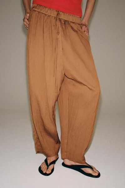 ЛЕГКИЕ БРЮКИ — ZW COLLECTION — ZARA