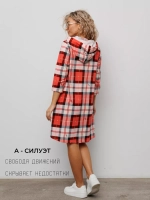 Туника платье удлиненная больших размеров домашняя