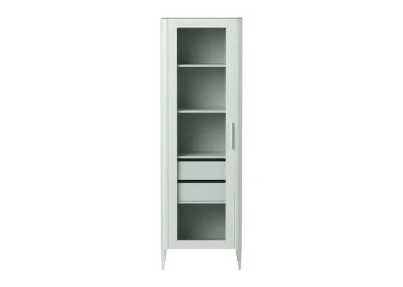 Витрина Type oak стеклянная высота 200 см L (белый)