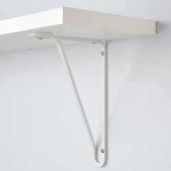 IKEA FÖRLÄGGARE  (ИКЕА ФЁРЛЭГГАРЕ)  -  Кронштейн - белый 18х25 см