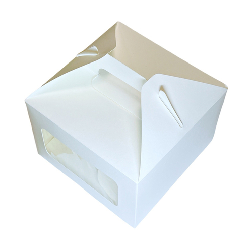 Упаковка с ручками ForGenika JUMPL II Window White 180*180*120 мм ST (25 шт./уп., 150 шт./кор.)