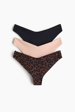 Трусы-стринги, не оставляющие следов, Lycra®, 3 шт. - H&M